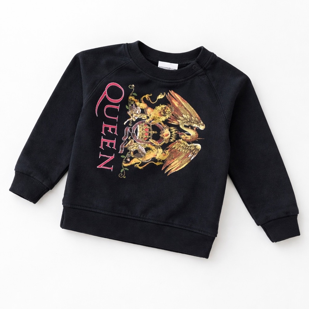 Queen Band Graphic Baby Sweatshirt – Size 18M – Black